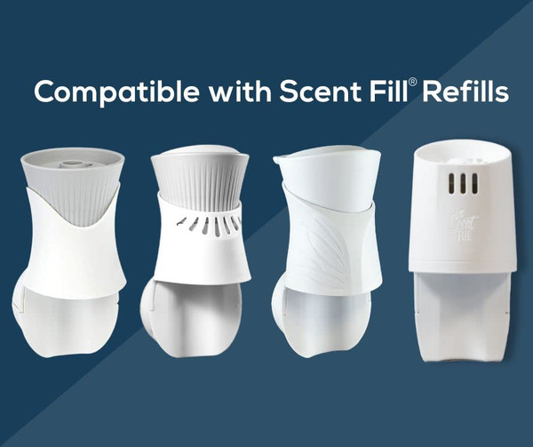 Scent Fill Masculine Kit (Tobacco Sage, Starry Night, Vanilla Suede, and Mahogany Teak), 4 Refills & 1 Diffuser