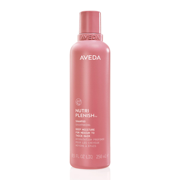 Aveda Nutriplenish Shampoo Deep Moisture | Rich Hydration for Medium to Thick Dry Hair | Organic Pomegranate Oil, Coconut Oil, Mango Butter | 93% Naturally Derived*, 8.5 Fl Oz