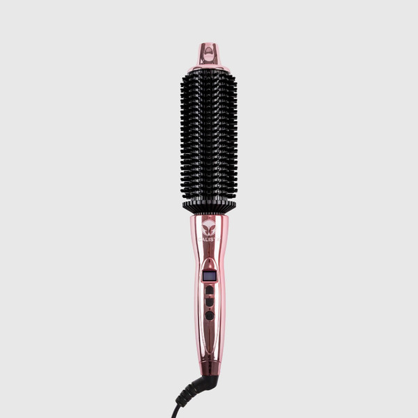 CALISTA Perfecter Heated Round Brush, Blowouts & Long Hair, 1.5", Rose Gold