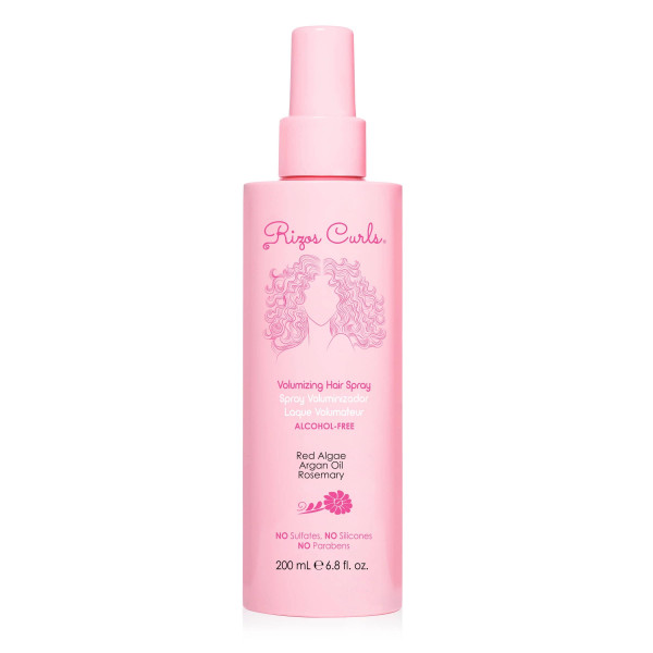 Rizos Curls Alcohol-Free Curl Hair Spray – Flexible Hold, Volume & Frizz Control – Adds Shine & Bounce for All Hair Types Wavy, Curly, Coily 1a–4c – Sulfate, Paraben & Alcohol-Free