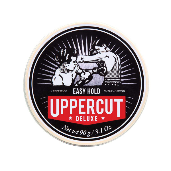 Uppercut Deluxe Easy Hold Pomade 3.1oz / 90g – Light Hold Matte Finish Men's Hair Pomade, Natural Texture & Volume, Water Based Cream Pomade, Weightless Flexible Control, Easy Wash Out Styling Product
