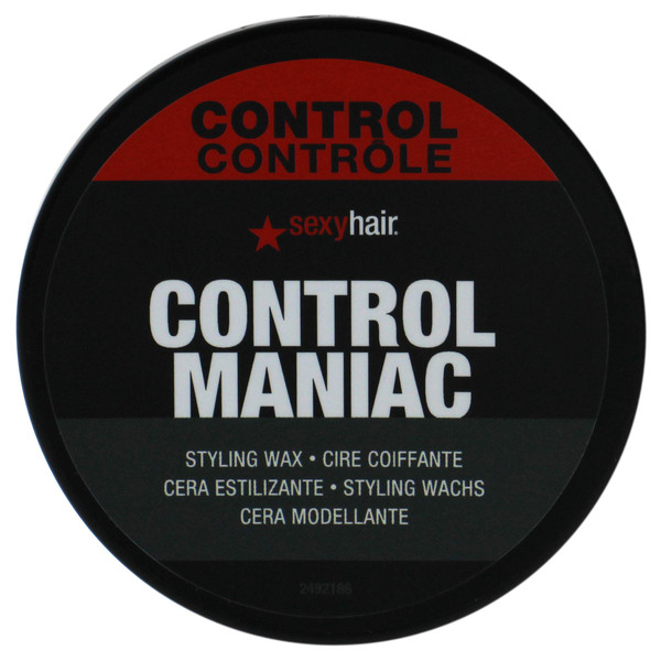 SexyHair Style Control Maniac Styling Wax, 2.5 Oz | Provides Definition | Long Lasting Shapes and Styles | Adds Shine