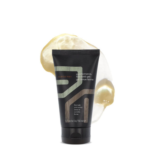 AVEDA Men Pure-Formance Firm Hold Hair Gel for Men | Maximum Hold, Control, Shine | 93% Naturally Derived*, 5 Fl Oz