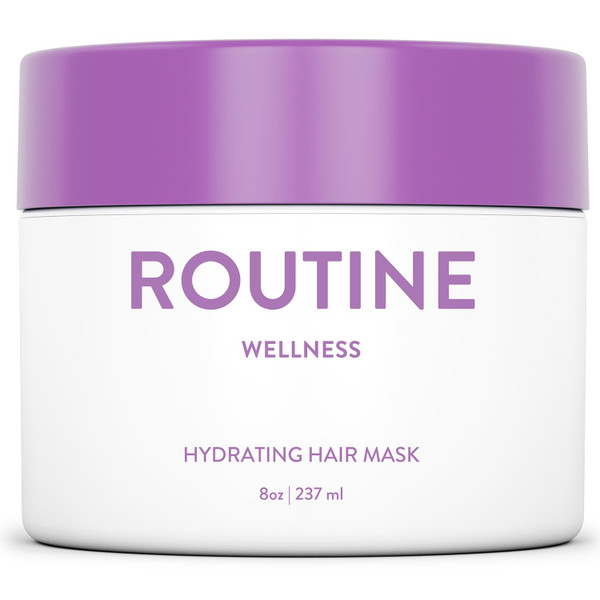 Routine Wellness Hydrating & Conditioning Hair Mask, 8oz, Gardenia