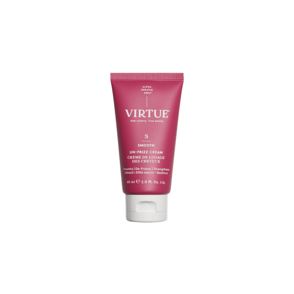 Virtue Smooth Un-Frizz Cream, Leave-In Conditioner, Anti-Frizz, 2 Fl Oz