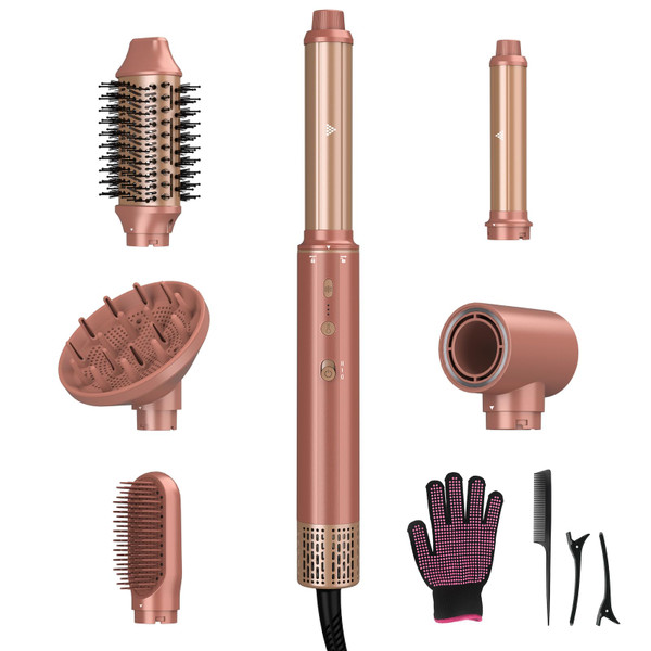 Mythsight StyleVibe 6-in-1 Air Styler with Hair Dryer & Auto-Wrap Curlers