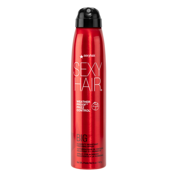 SexyHair Big Weather Proof Frizz Control Finishing Spray, 5 oz | Lightweight | Up to 72 Hour Humidity & Flyaways Resistance | Flexible & Adjustable Hold