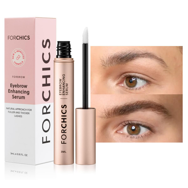 ForChics Eyebrow Growth Serum for Fuller Brows. Prostaglandin-Free Formula