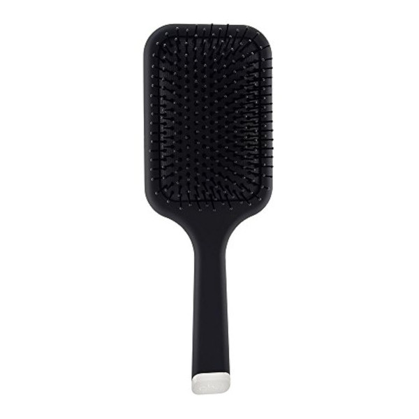 ghd The All-Rounder Paddle Hair Brush ― Detangling Hair Brush for Thick Hair ― Broad Flat Base to Create Straight and Sleek Blow-Dries ― Set Your Style, Brush Out Waves, and Add Texture ― Black