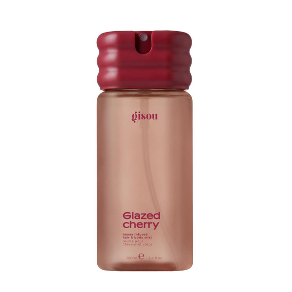Gisou Honey Infused Hair & Body Mist (3.4 Fl Oz) - Glazed Cherry