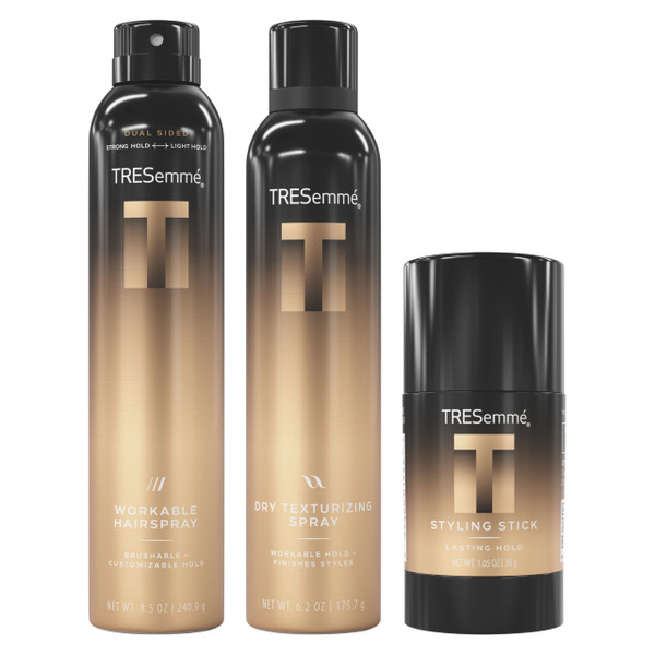TRESemmé Workable Hairspray Dry Texturizing Spray and Instant Fix 3 Pack