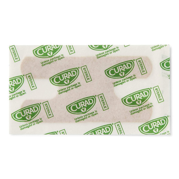 CURAD Flex-Fabric Adhesive Bandages, Knuckle, 100 CT, Pack of 3