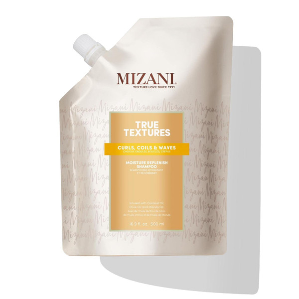 Mizani True Textures Moisture Replenish Shampoo For Curly Hair, 16.9 fl oz