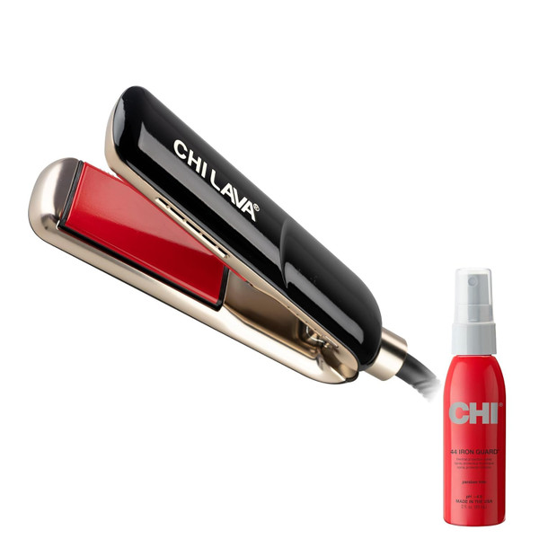 CHI Lava MiniStyler & CHI 44 Iron Guard (2 Oz) Gift Duo, 1.5” Iron