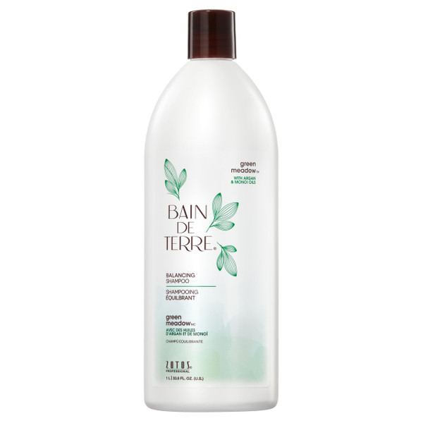 Bain de Terre Green Meadow Balancing Shampoo, 33.8 Fl Oz