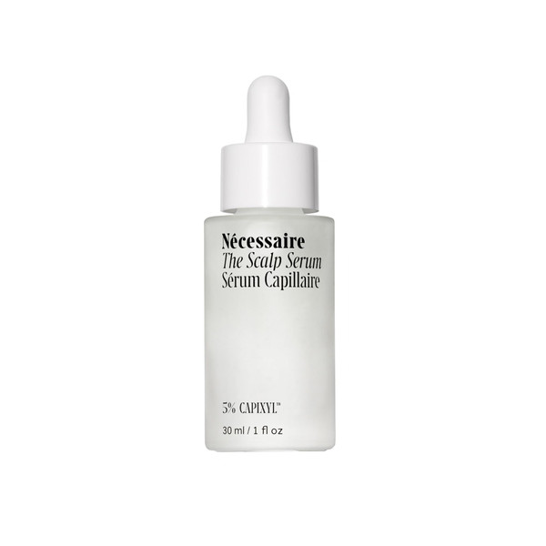 Nécessaire The Scalp Serum. 5% Capixyl™ + 1% Hyaluronic Acid For Fuller, Thicker, Healthier Hair. Fragrance-Free. Approved by the National Eczema Association. 1 fl oz