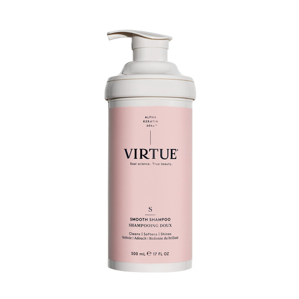 VIRTUE Smooth Shampoo, Frizz-control, Sulfate-free, Color-safe, 17 Fl Oz