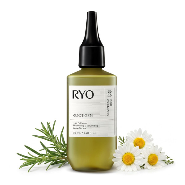 RYO ROOT:GEN Scalp Serum for Thinning Hair, Ginseng, Petide (2.7 Fl. Oz.)