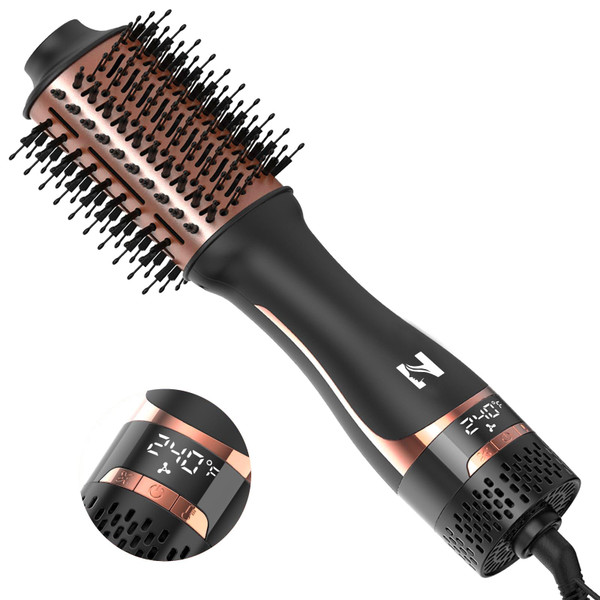 Nicebay Hair Dryer Brush with Display Screen, Anti-Frizz Styler Volumizer