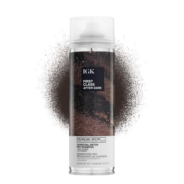 IGK First Class After Dark Charcoal Dry Shampoo for Dark & Brunette Hair