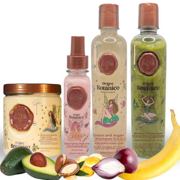 Ritual Botánico Keratina Orgánica - Keratin Hair Treatment Set, 4 Piece Kit