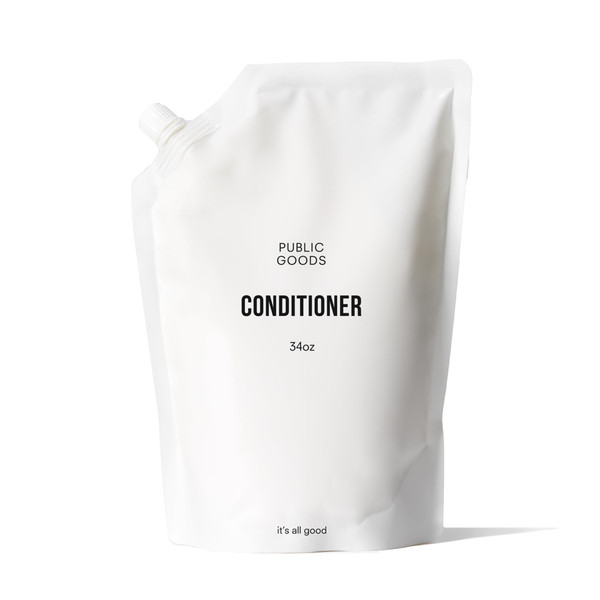 Public Goods Conditioner for Women & Men | Vegan Friendly | 34 Fl Oz Refill