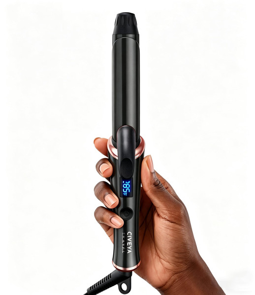 CIVEYA Travel Mini Curling Iron for Short Hair 1 Inch