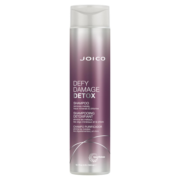 Joico Defy Damage Detox Shampoo | Remove Buildup & Trace Minerals | 10.1 Fl Oz