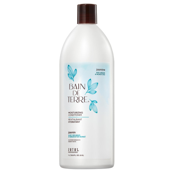 Bain de Terre Jasmine Moisturizing Conditioner for Dry Hair, 33.8 Fl Oz