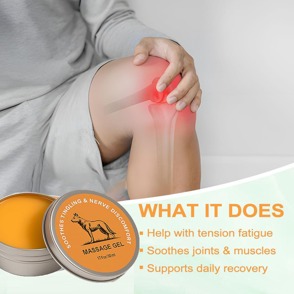 Nerve Relief Balm for Neuropathy | Magnesium Balm, Natural Joint Care Soothing Massage Cream, Arnica Oil, Camphor Blue, Chamomile Extract 50ml (2)