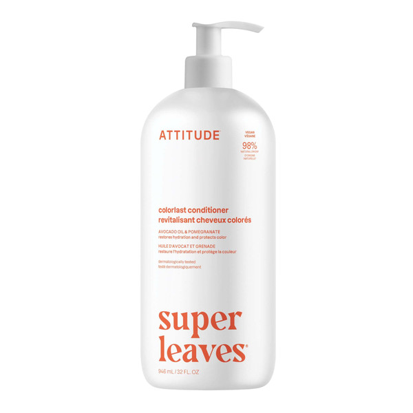 ATTITUDE Color Safe Hair Conditioner for Color Treated Hair, 32 Fl Oz