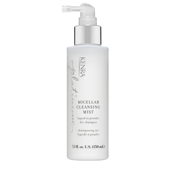 Kenra Platinum Micellar Cleansing Mist | Dry Shampoo Mist | Cleanses Roots, Absorbs Oil and Neutralizes Odor | Refresh and Extend your Style | 5.1 fl. oz