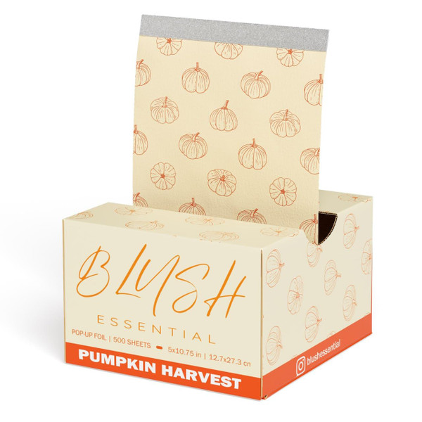Blush Foils, Cute Pop Up Hair Foils – 5x10.75in, 500ct (Pumpkin Harvest)