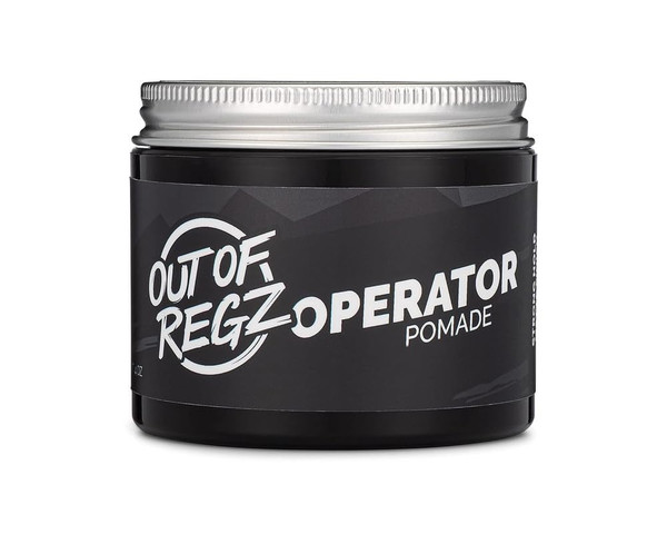 Out of Regz Operator Water Based Pomade for Men - Strong Hold, Natural Matte Finish, Sweat & Humidity Resistant, Natural Ingredients for Hair Health