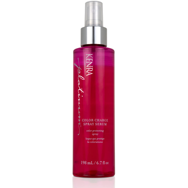 Kenra Professional Platinum Color Charge Spray Serum | Color Protecting Spray |Retains Color Pigments With Shine | Environmental & Thermal Protection | All Hair Types | 6.7 fl. Oz