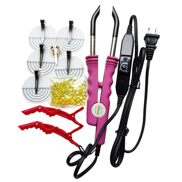 USHTIGER Fusion Hair Extension Tools Iron For Pre-Bonded Hair Extensions