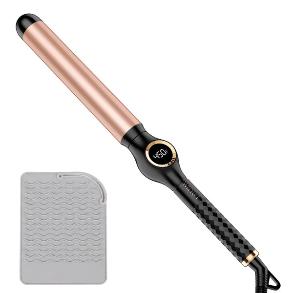 1.25 Inch Curling Wand for Long Hair,1 1/4 Inch Ceramic Long Barrel