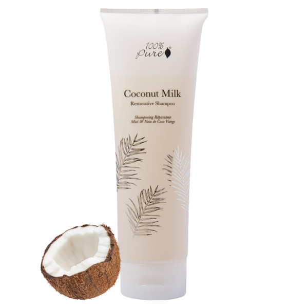 100% PURE Coconut Milk Restorative Shampoo, 8 fl oz