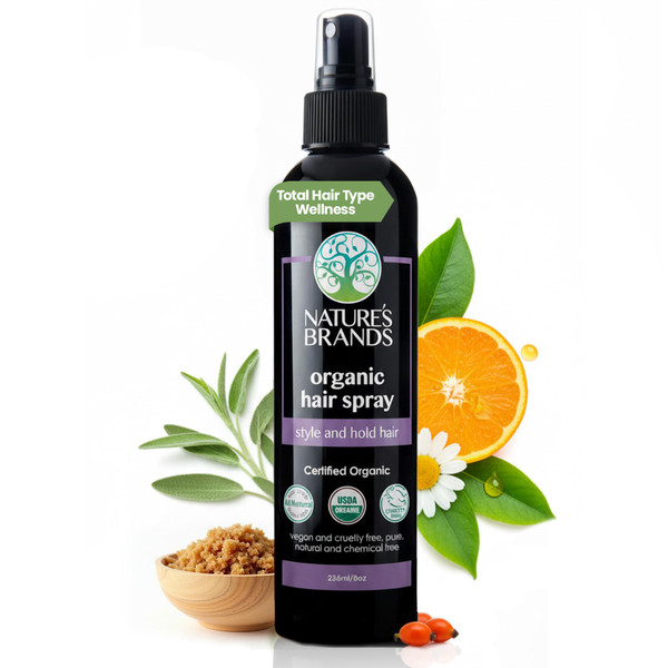 Nature's Brands Organic Hair Spray - 8 Fl Oz