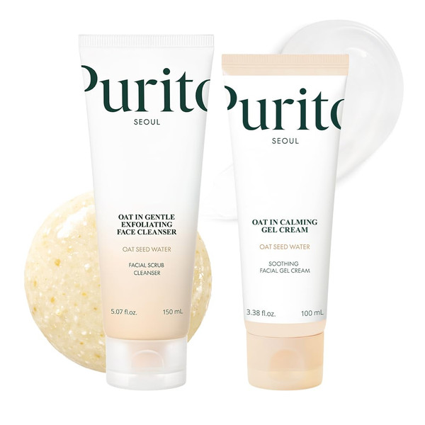 PURITO Oat Velvet Duo Set for Sensitive Skin, 8.45 fl.oz
