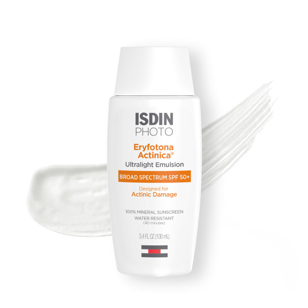 ISDIN Eryfotona Actinica Mineral Face Sunscreen SPF 50+, 3.4 fl oz