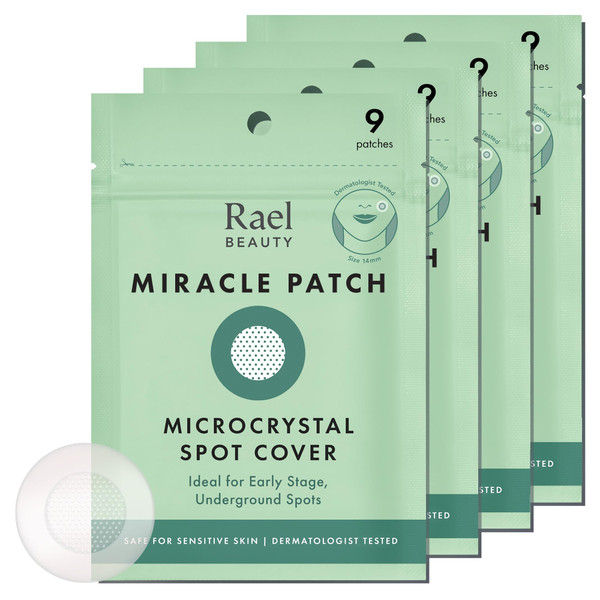 Rael Miracle Microcrystal Spot Cover Hydrocolloid Pimple Patches (36 Ct)