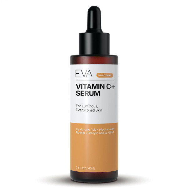 Eva Naturals Vitamin C Serum for Face with Retinol & Niacinamide, 2 oz
