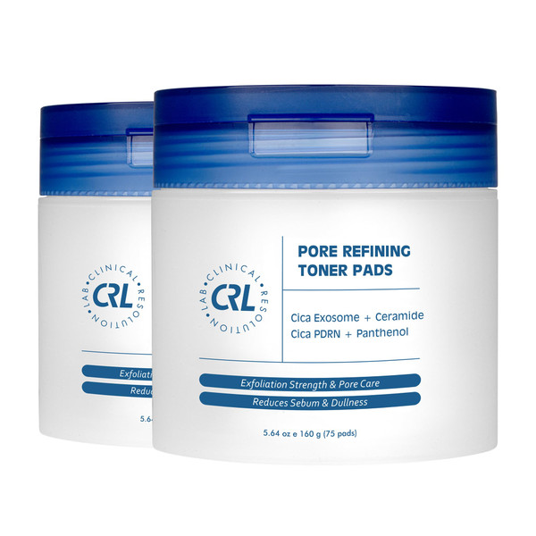 Clinical Resolution Pore Refining Toner Pads for Face, 75 Count (2 Pack)