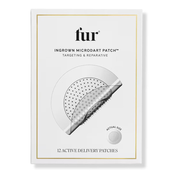 Fur Ingrown Microdart Patches | Microneedle Patches | 12 Count Pack