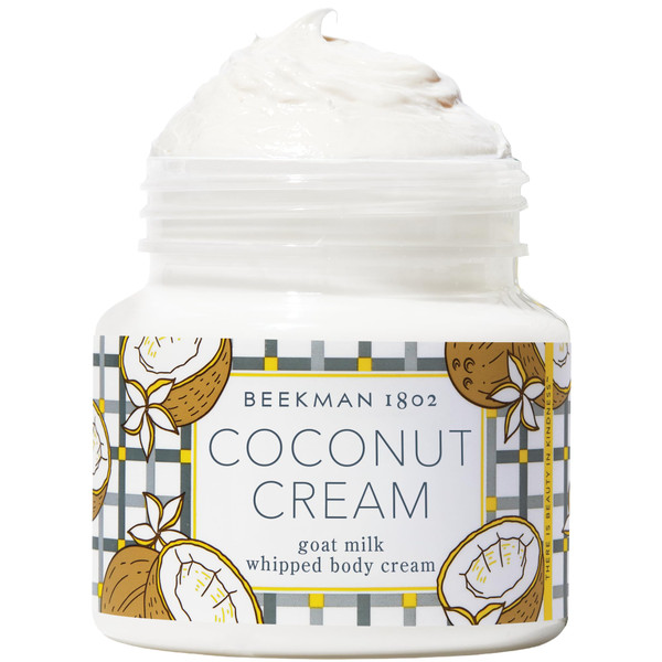 Beekman 1802 Goat Milk Whipped Body Cream, Coconut Cream, 8 oz