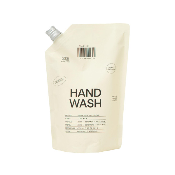 DedCool, Hand Wash Refill in Xtra Milk, Gentle Hydrating Cleanser, 16 fl oz