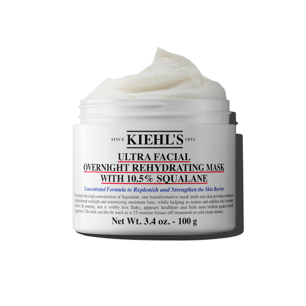 Kiehl's - Ultra Facial Overnight Face Mask with 10.5% Squalane - 3.4 fl oz