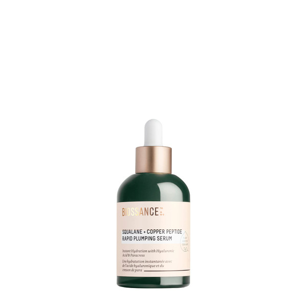BIOSSANCE Squalane + Copper Peptide Rapid Plumping Face Serum - 1.69oz
