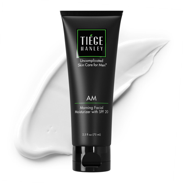 Tiege Hanley Mens Morning Face Moisturizer with SPF 20, 2.5 Fl Oz